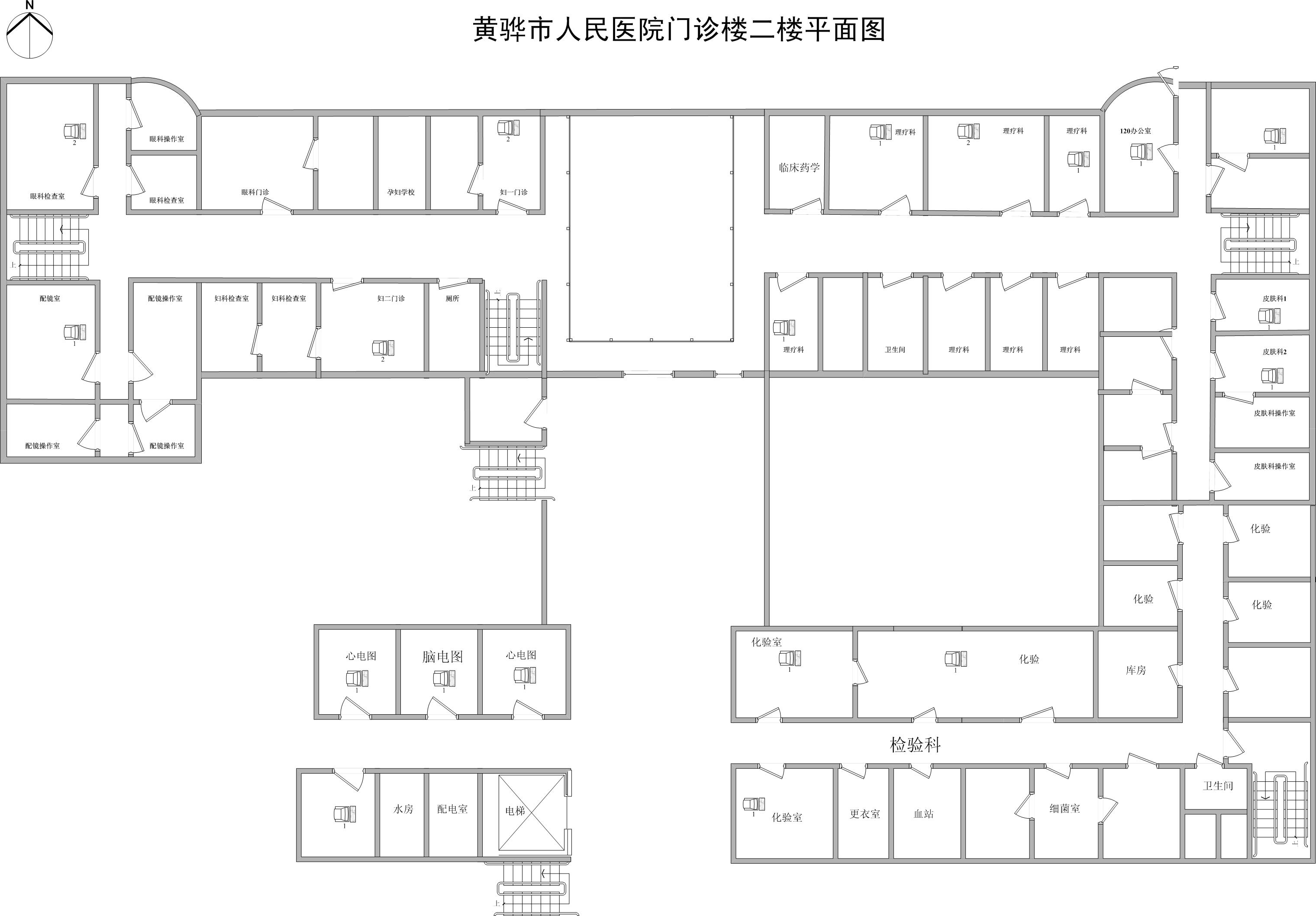 门诊科室布局图